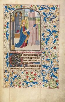 Saint Barbara; Arenberg Hours, early 1460s. Creator: Willem Vrelant