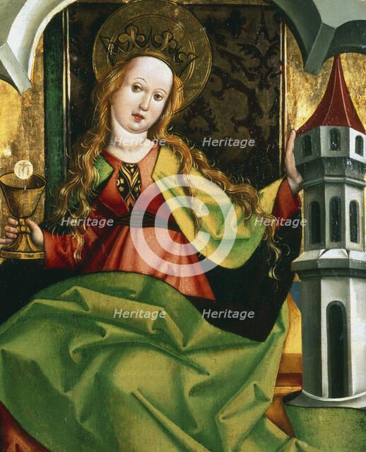 'Saint Barbara', c1495-c1519. Artist: Circle of Jan Polak