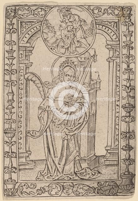 Saint Barbara. Creator: Master S.