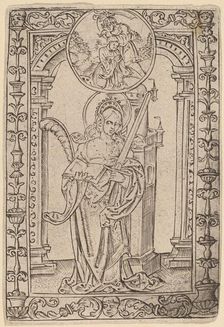 Saint Barbara. Creator: Master S