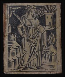 Saint Barbara. Creator: Unknown