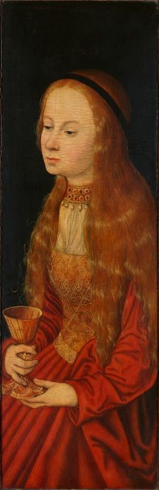 Saint Barbara, Early16th cen.. Creator: Cranach, Lucas, the Elder (1472-1553)