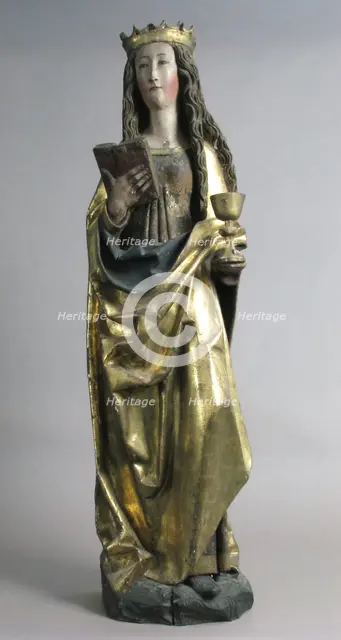 Saint Barbara, German, 15th-16th century. Creator: Unknown.