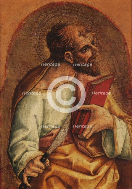 Saint Bartholomew, 1472. Creator: Crivelli, Carlo (c. 1435-c. 1495).
