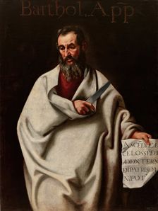 Saint Bartholomew, 17th century. Creator: Cristóbal García Salmerón