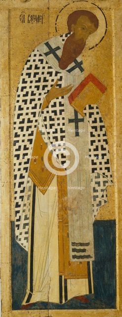 Saint Basil The Great (From the Deesis Range). Artist: Dionysius (ca. 1450-before 1508)