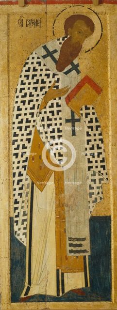 Saint Basil The Great (From the Deesis Range), c. 1502-1503. Artist: Dionysius (ca. 1450-before 1508)