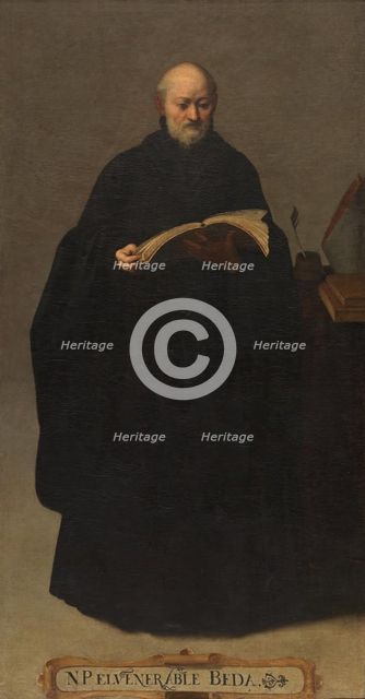 Saint Bede, first half of the 17th century. Creator: Bartolomé Román.