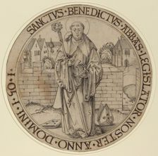 Saint Benedict, 1510/1515. Creator: Hans von Kulmbach