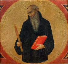 Saint Benedict , ca 1460. Creator: Sano di Pietro (1406-1481)