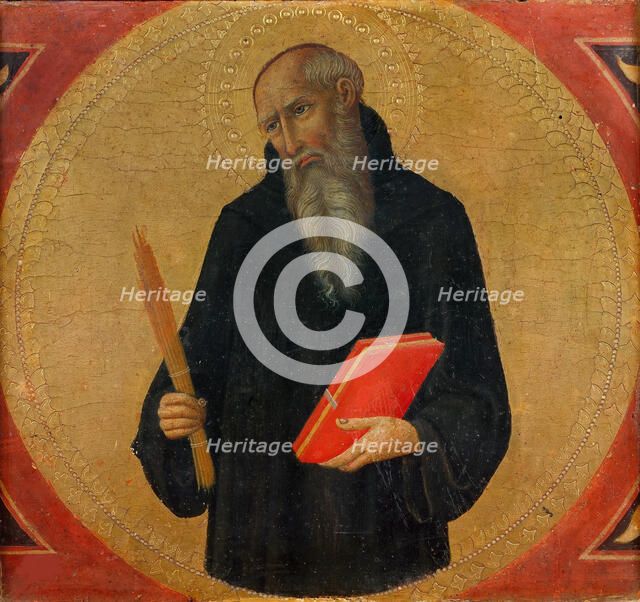 Saint Benedict , ca 1460. Creator: Sano di Pietro (1406-1481).