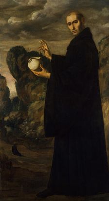 Saint Benedict, ca. 1640-45. Creator: Francisco de Zurbaran