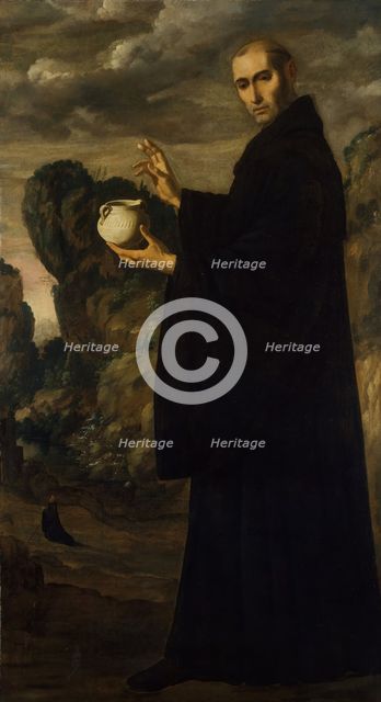 Saint Benedict, ca. 1640-45. Creator: Francisco de Zurbaran.