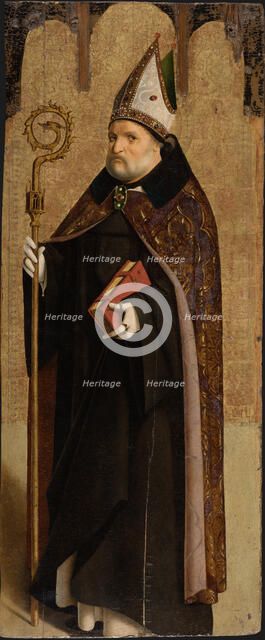 Saint Benedict of Nursia, ca 1470-1475. Creator: Antonello da Messina (ca 1430-1479).