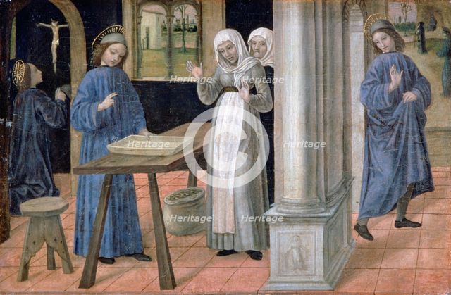 'Saint Benoît', c1480-1523. Artist: Ambrogio Bergognone