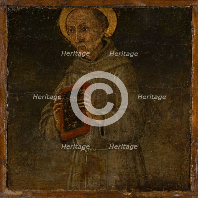 Saint Bernardin of Siena, c1485. Creator: Guidoccio Cozzarelli.
