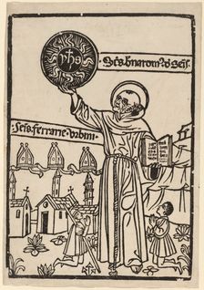 Saint Bernardino of Siena, 1470/1480. Creator: Unknown