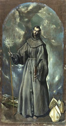Saint Bernardino of Siena, 1603. Creator: El Greco