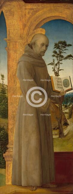 Saint Bernardino of Siena, c. 1495/1500. Creator: Vincenzo Foppa.