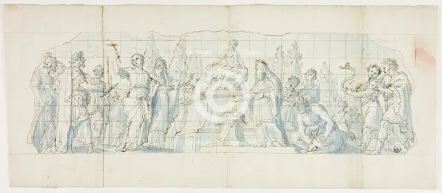 Saint Bibiana Refusing to Sacrifice to Jupiter, n.d. Creator: Antonio Grano.