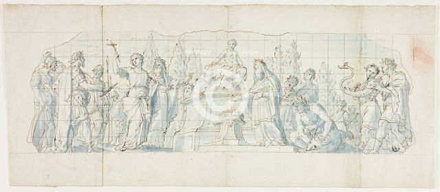 Saint Bibiana Refusing to Sacrifice to Jupiter, n.d. Creator: Antonio Grano.