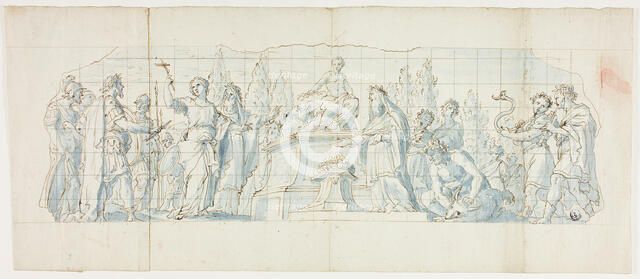 Saint Bibiana Refusing to Sacrifice to Jupiter, n.d. Creator: Antonio Grano.