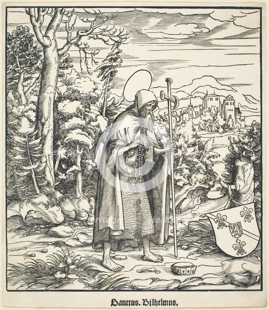 Saint Bilhelmus, 1516/1518. Creator: Leonhard Beck.