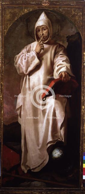 Saint Bruno, oil by Francisco Ribalta, preserved in the Prado Museum.