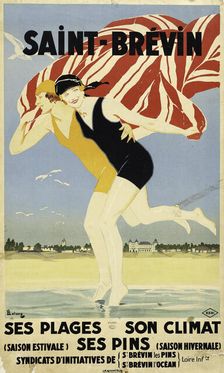 Saint-Brévin, ses plages, son climat, c. 1930. Creator: Lelong, René (1871-1933)