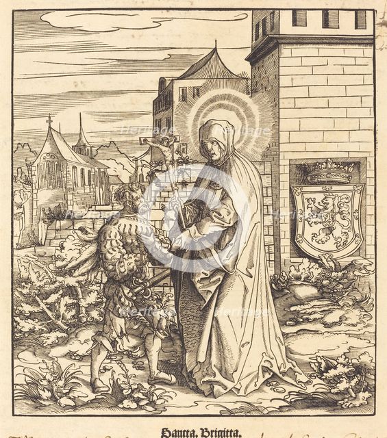 Saint Brigitta, 1516/1518. Creator: Leonhard Beck.