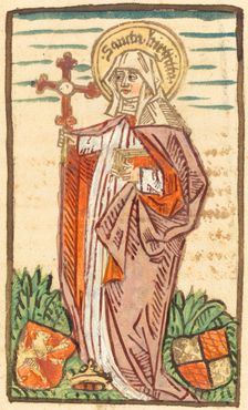 Saint Bridget, c. 1480/1490. Creator: Unknown