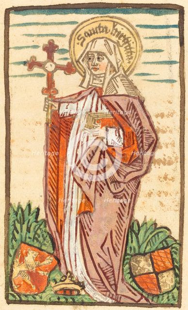 Saint Bridget, c. 1480/1490. Creator: Unknown.