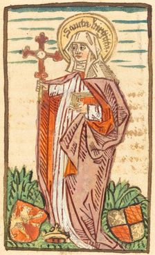 Saint Bridget, c. 1480/1490. Creator: Unknown