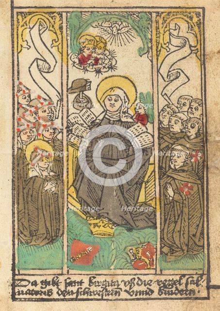 Saint Bridget, c. 1490. Creator: Unknown.