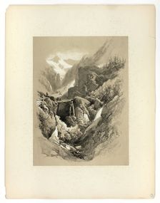 Saint Gothard, W. Wasen, from Picturesque Selections, 1860. Creator: James Duffield Harding