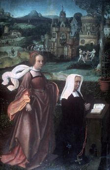 Saint Godelieve c1485-1529. Artist: Jan Provoost