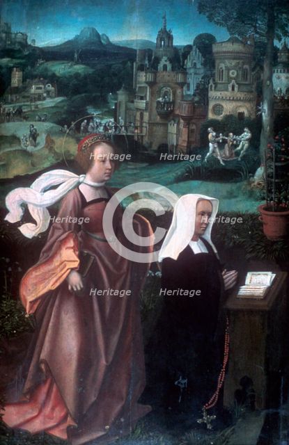 'Saint Godelieve', c1485-1529. Artist: Jan Provoost