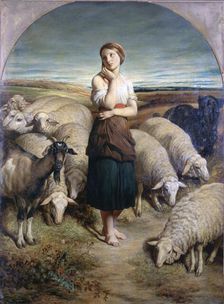 Saint Genevieve C1810-1880. Artist: Charles-Emile-Callande de Champmartin