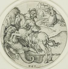 Saint George, 1469/82. Creator: Martin Schongauer