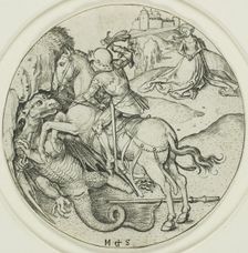 Saint George, 1469/82. Creator: Martin Schongauer