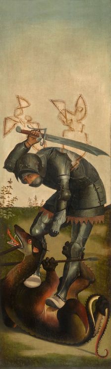 Saint George, 1475-1499. Creator: Master of the Antwerp Triptych of the Virgin