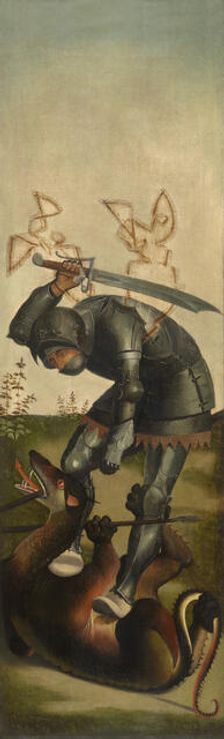 Saint George, 1475-1499. Creator: Master of the Antwerp Triptych of the Virgin