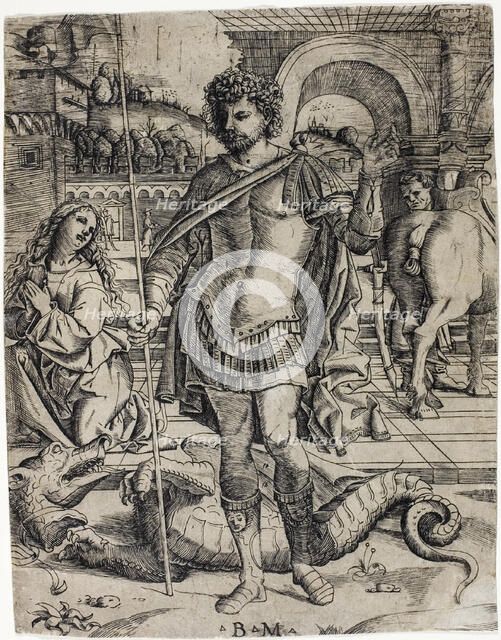 Saint George, 1506. Creator: Benedetto Montagna.