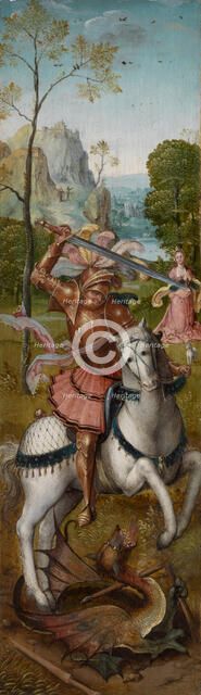 Saint George, 1519. Creator: Master of the Antwerp Adoration.