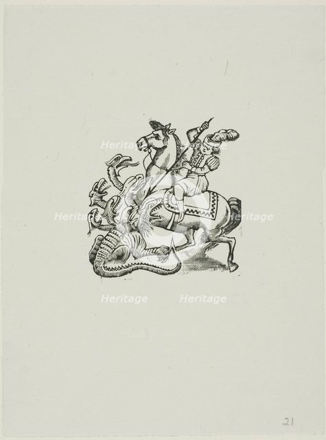 Saint George, n.d. Creator: José Guadalupe Posada.