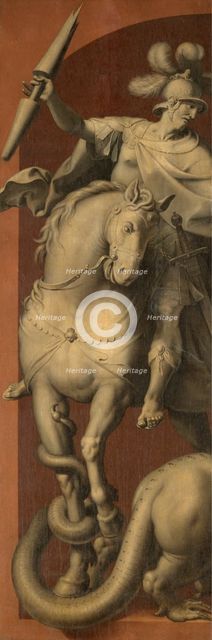 Saint George on Horseback, c1570-1590s. Creator: Ambrosius Francken I.
