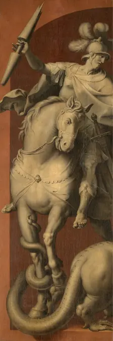 Saint George on Horseback, c1570-1590s. Creator: Ambrosius Francken I