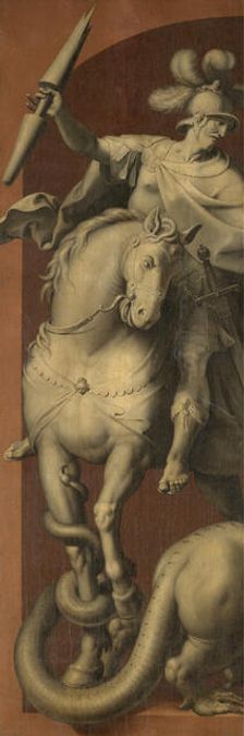 Saint George on Horseback, c1570-1590s. Creator: Ambrosius Francken I