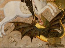 Saint George and the Dragon, 1434/35. Creator: Bernat Martorell