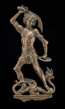 Saint George and the Dragon, 15th century. Creator: Unknown